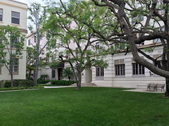 Paramount Studios courtyard