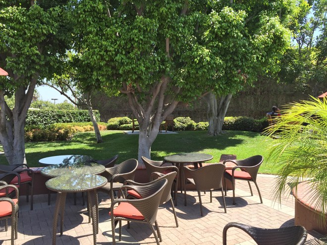 A smaller courtyard on the Paramount lot that can be used for outdoor shots.