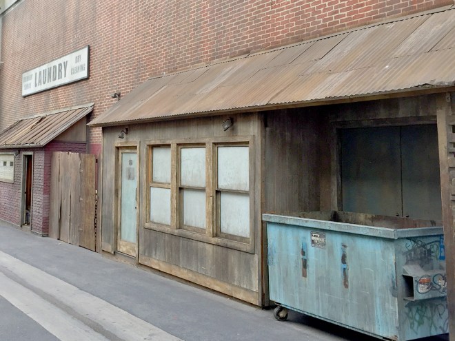 Paramount streetscape set