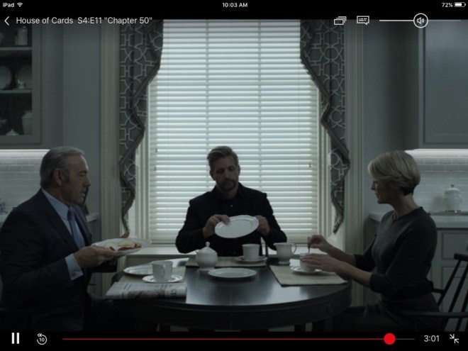 Netflix House of Cards Season 4 Screenshot